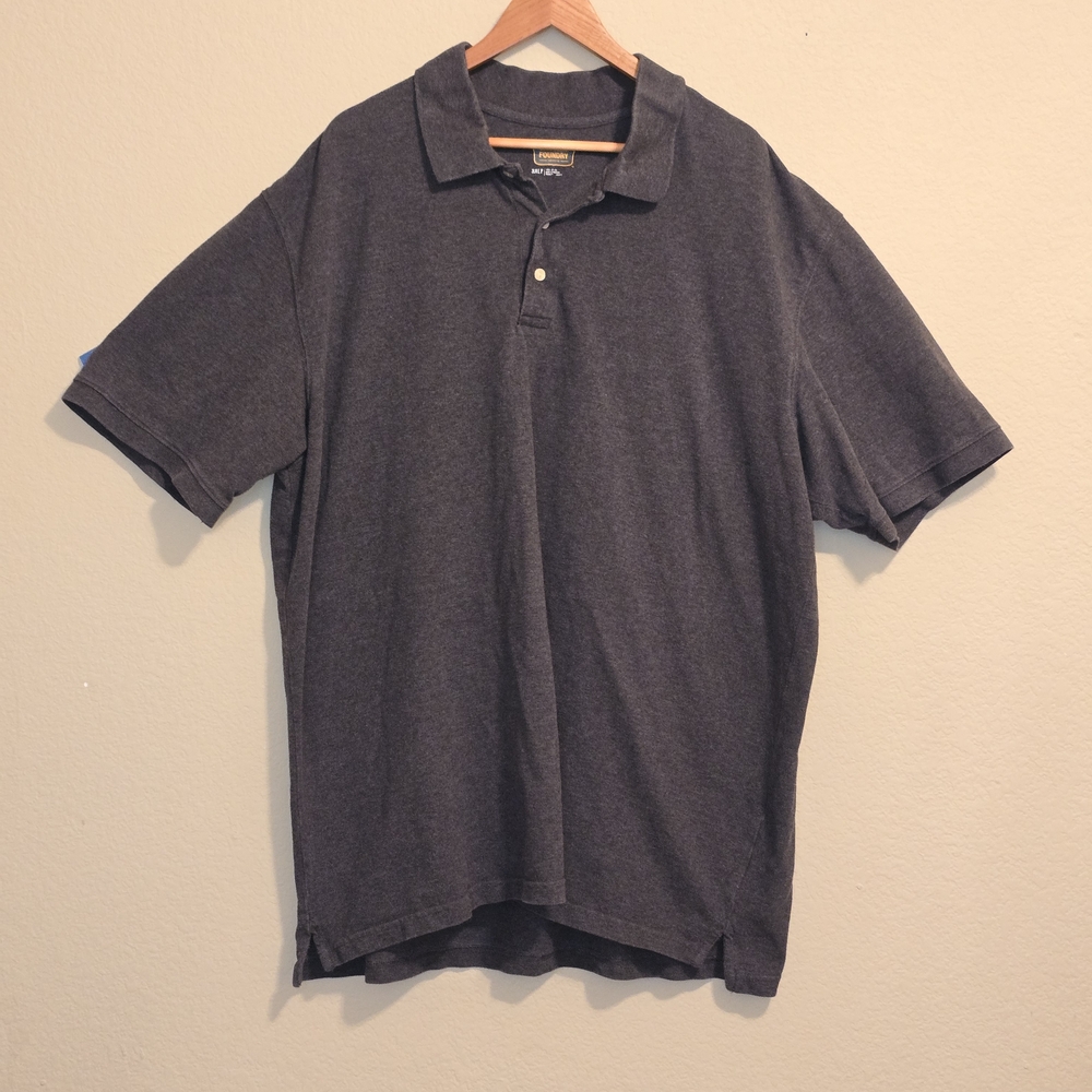 The Foundry Supply Co. Charcoal Polo Shirt